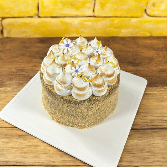 Earl Grey Lemon Pie Lamington Cake