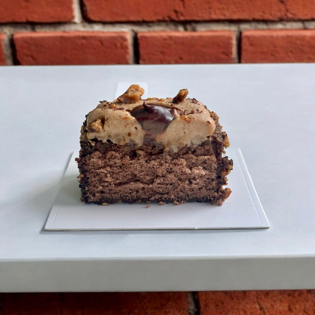 Nutty Crunch lamington cake