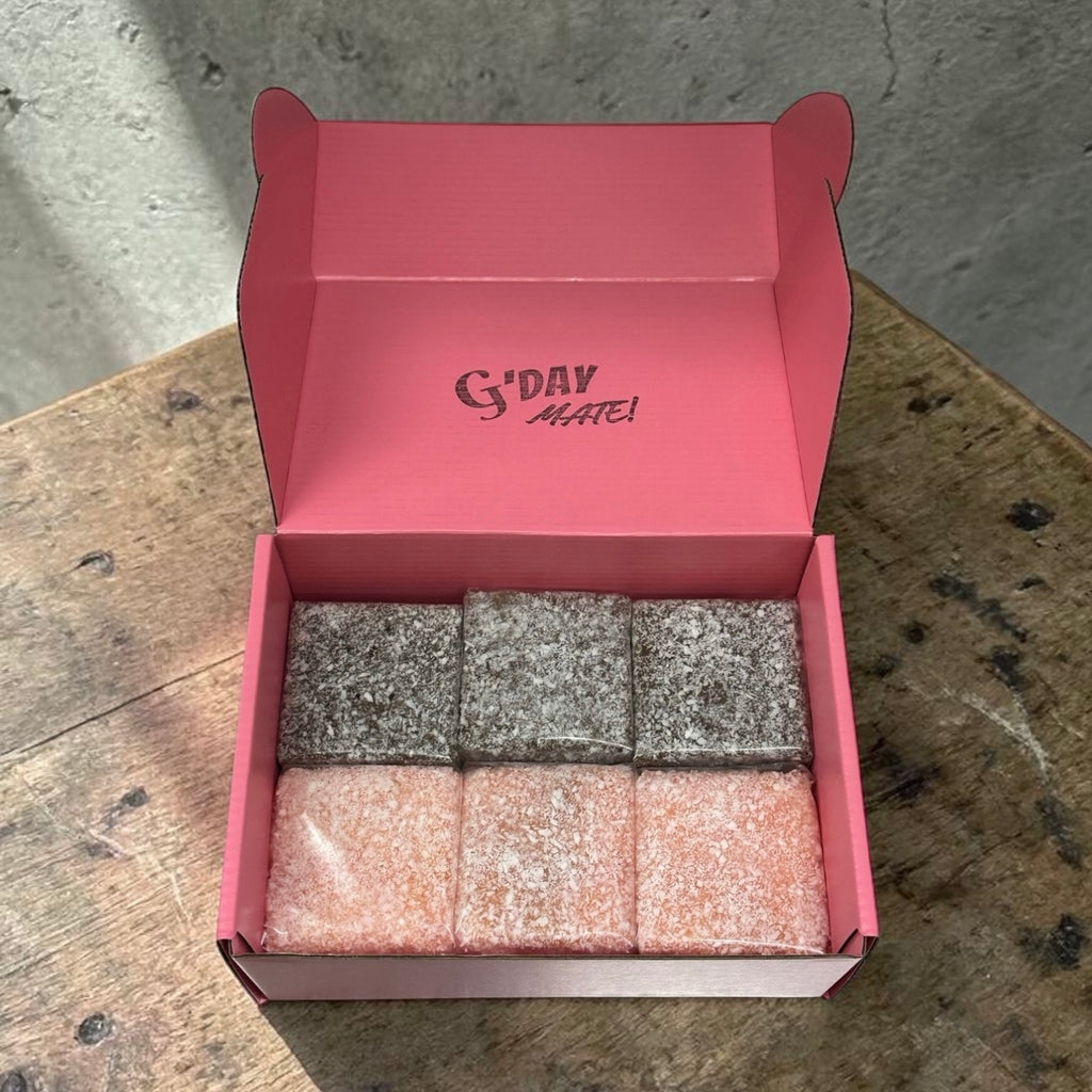 6pcs Regular lamington box