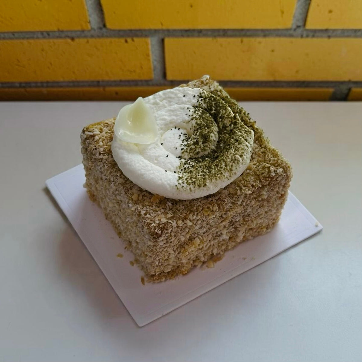 Jasmine Coconut Mango Lamington Cake